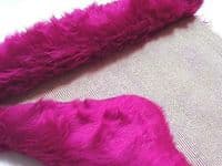 Luxury Soft Faux Fur Fabric Rug - FUCHSIA